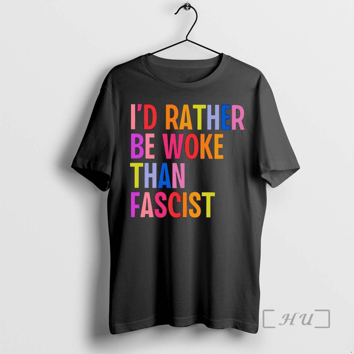 Officials Id Rather Be Woke Than Fascist T-Shirts, Hoodie, Sweatshirt | PopFlextees.com