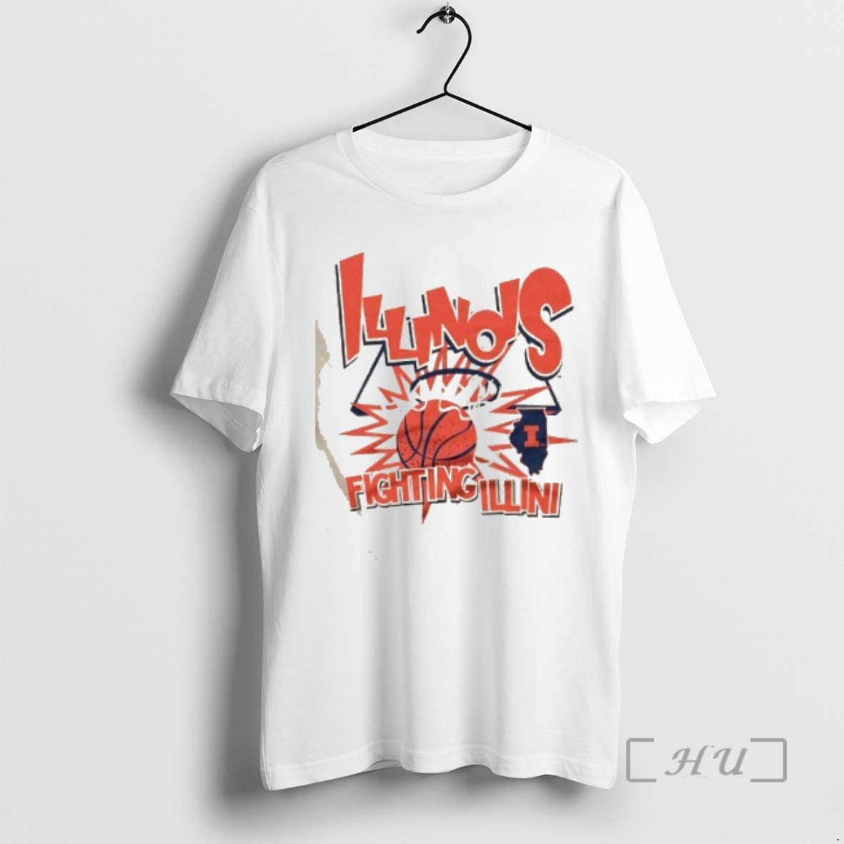 Officials Illinois Fighting Illini Basketball Slam T-Shirts, Hoodie, Sweatshirt | PopFlextees.com
