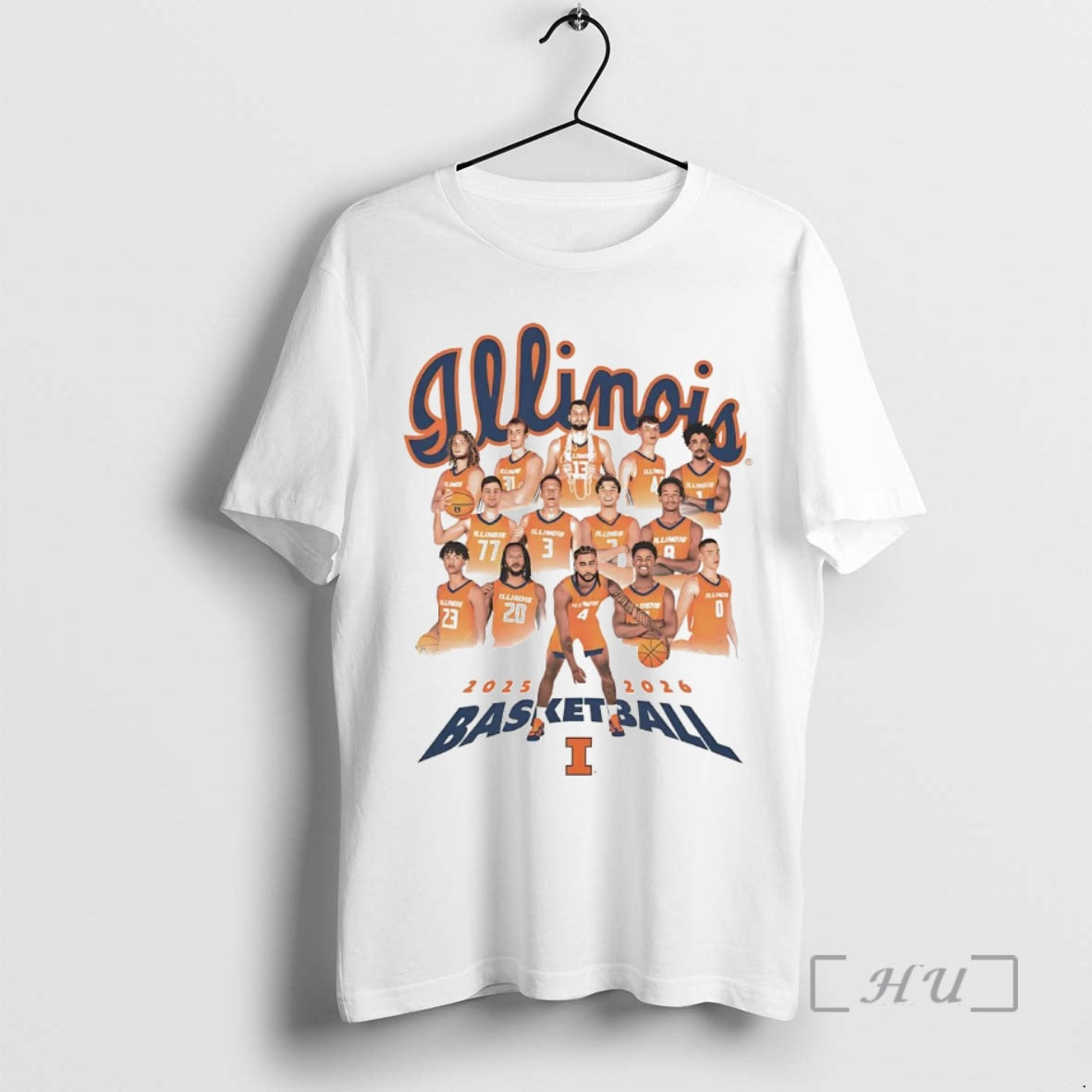 Officials Illinois Fighting Illini Mens Basketball Team 2026 T-Shirts, Hoodie, Sweatshirt | PopFlextees.com