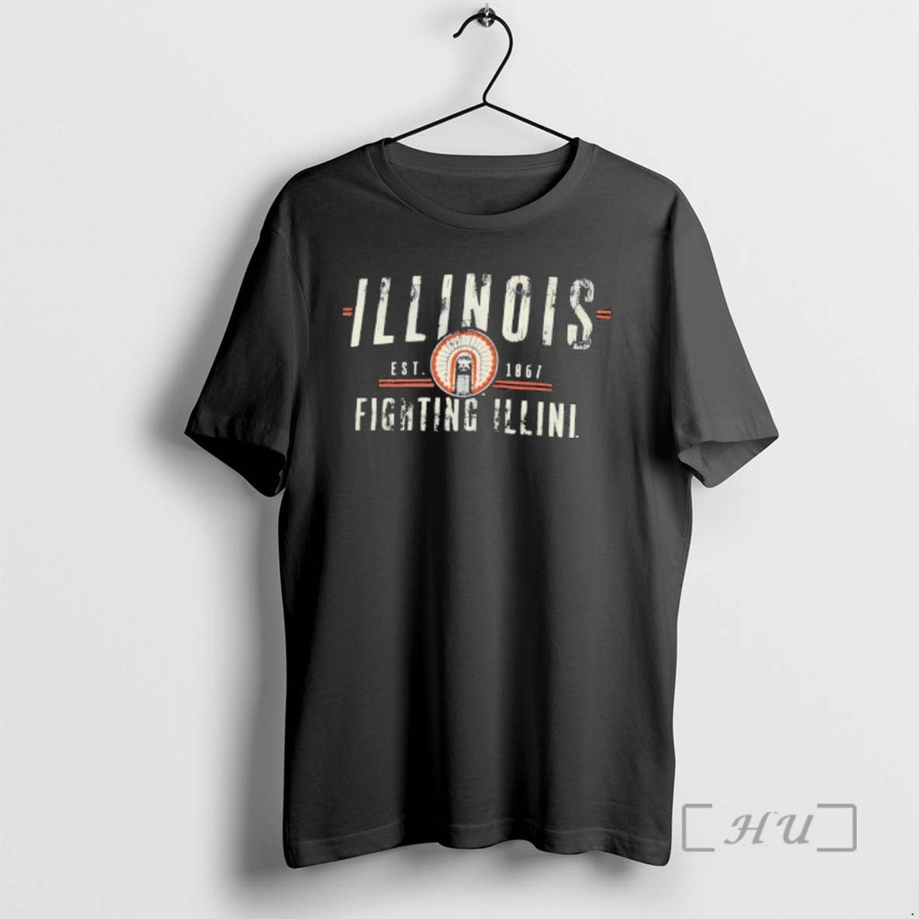 Officials Illinois Fighting Illni Est 1861 Logo T-Shirts, Hoodie, Sweatshirt