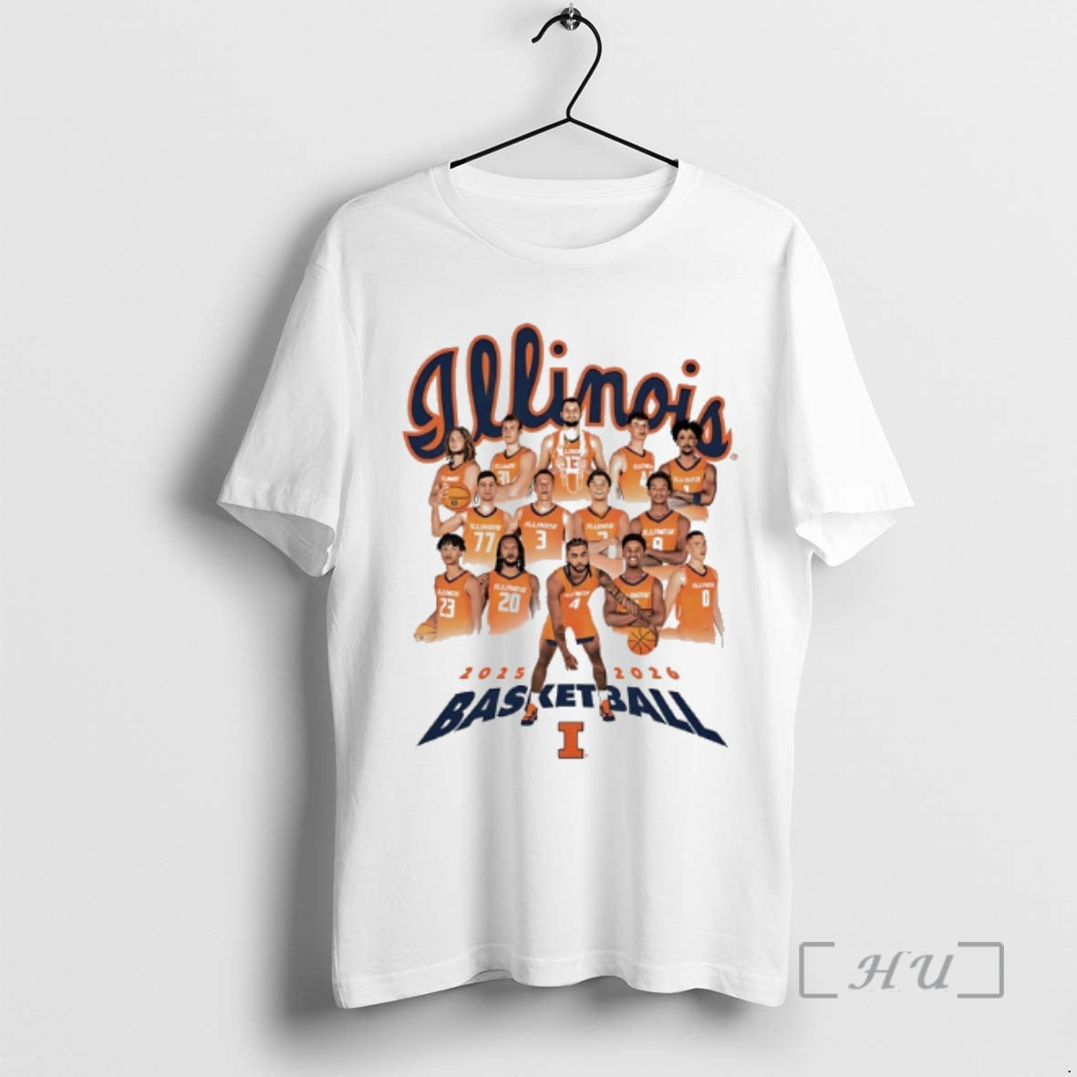 Officials Illinois Mens Basketball 2025 2026 Player Collage Vintage T-Shirts, Hoodie, Sweatshirt | PopFlextees.com