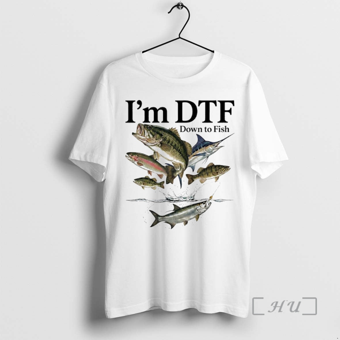 Officials Im Dtf Down To Fish Circle T-Shirts, Hoodie, Sweatshirt | PopFlextees.com