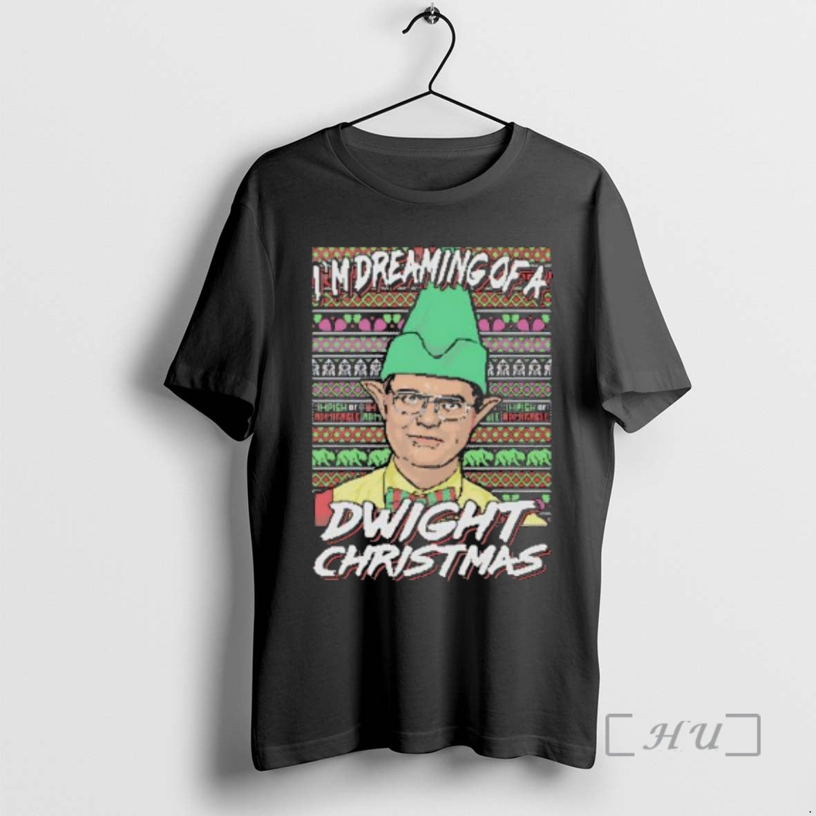 Officials Im Dreaming Of A Dwightc Christmas Ugly Merry Christmas T-Shirts, Hoodie, Sweatshirt | PopFlextees.com