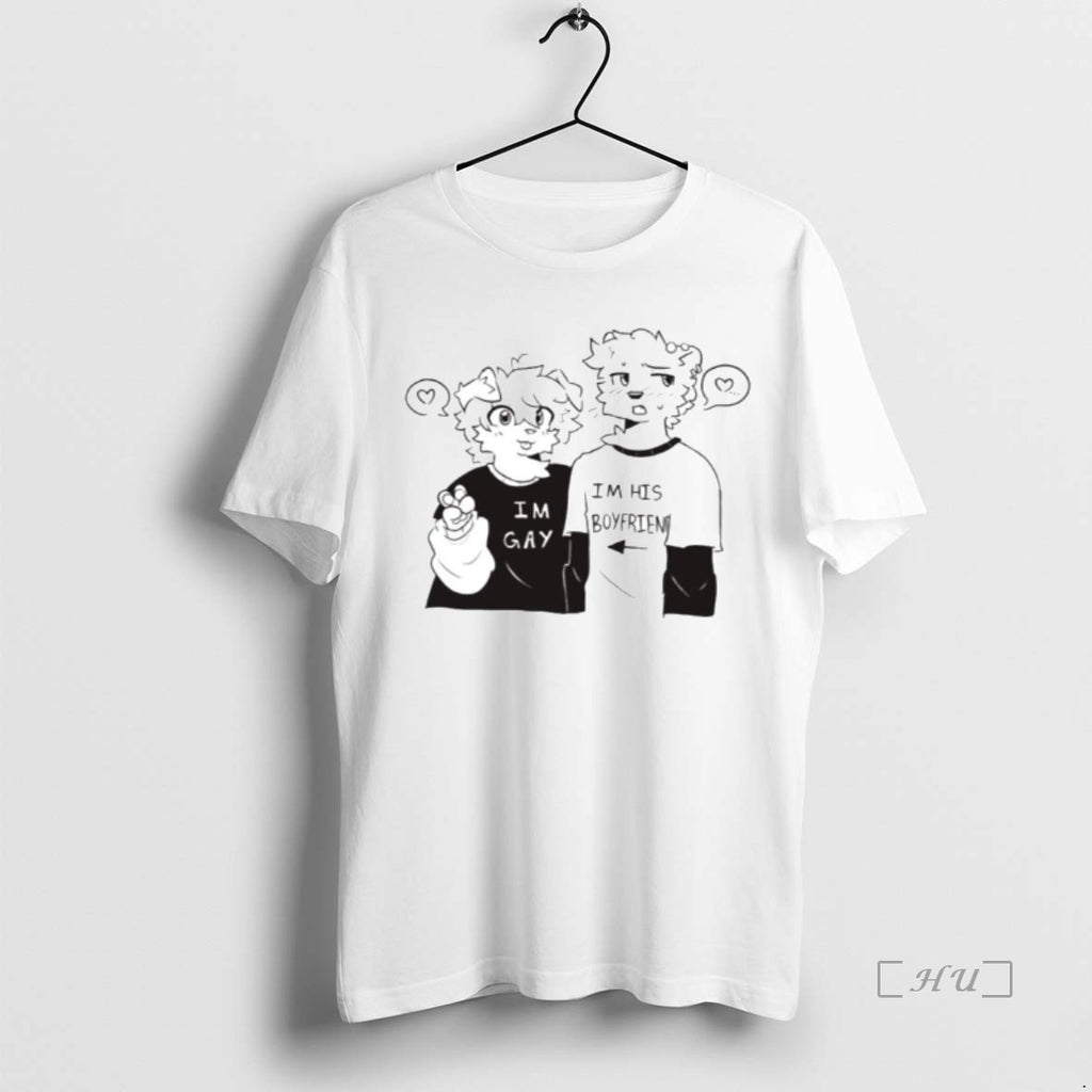 Officials Im Gay Im His Boyfriend Ornaments T-Shirts, Hoodie, Sweatshirt | PopFlextees.com