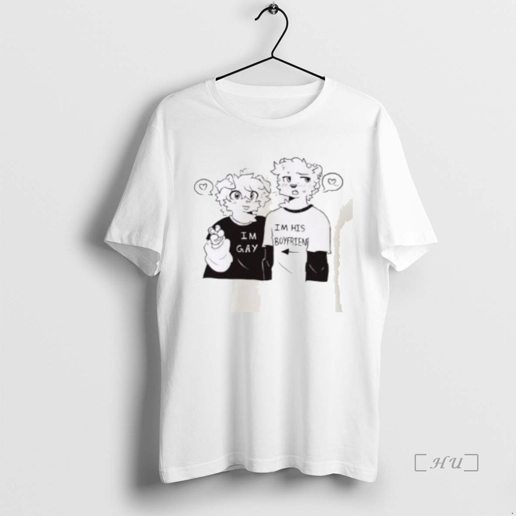 Officials Im Gay Im His Boyfriend T-Shirts, Hoodie, Sweatshirt | PopFlextees.com