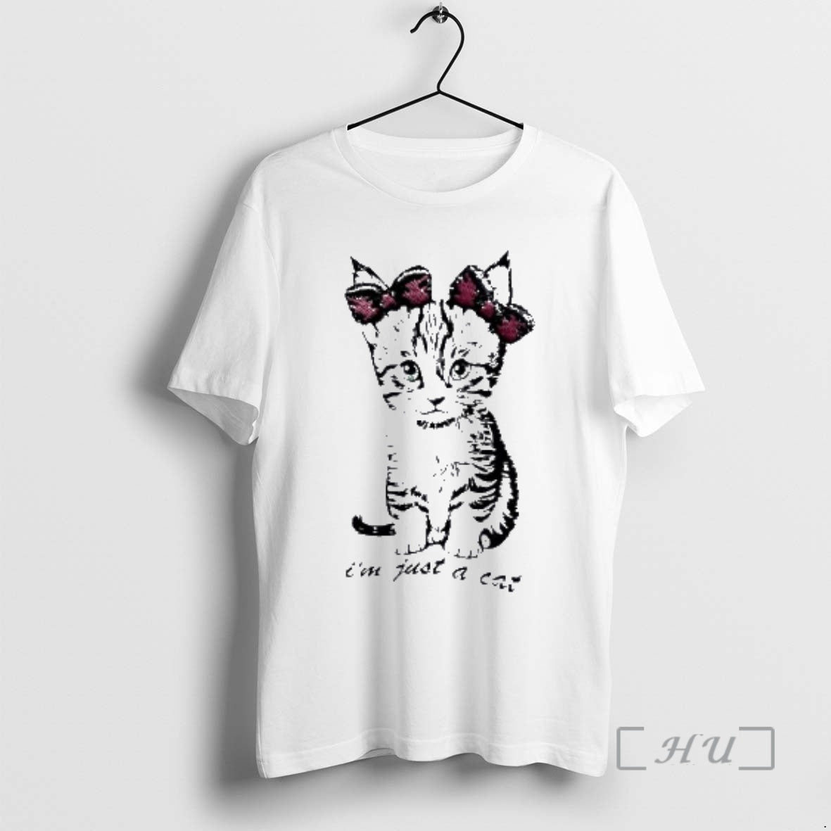 Officials Im Just A Cat Wear A Bow Tie Cute T-Shirts, Hoodie, Sweatshirt | PopFlextees.com