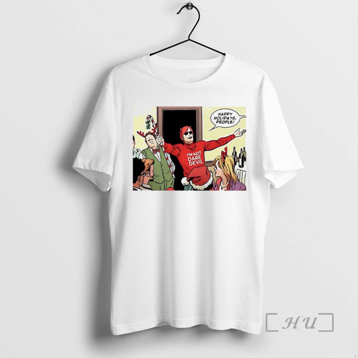 Officials Im Not Daredevil Happy Holiday People Comic Christmas T-Shirts, Hoodie, Sweatshirt | PopFlextees.com