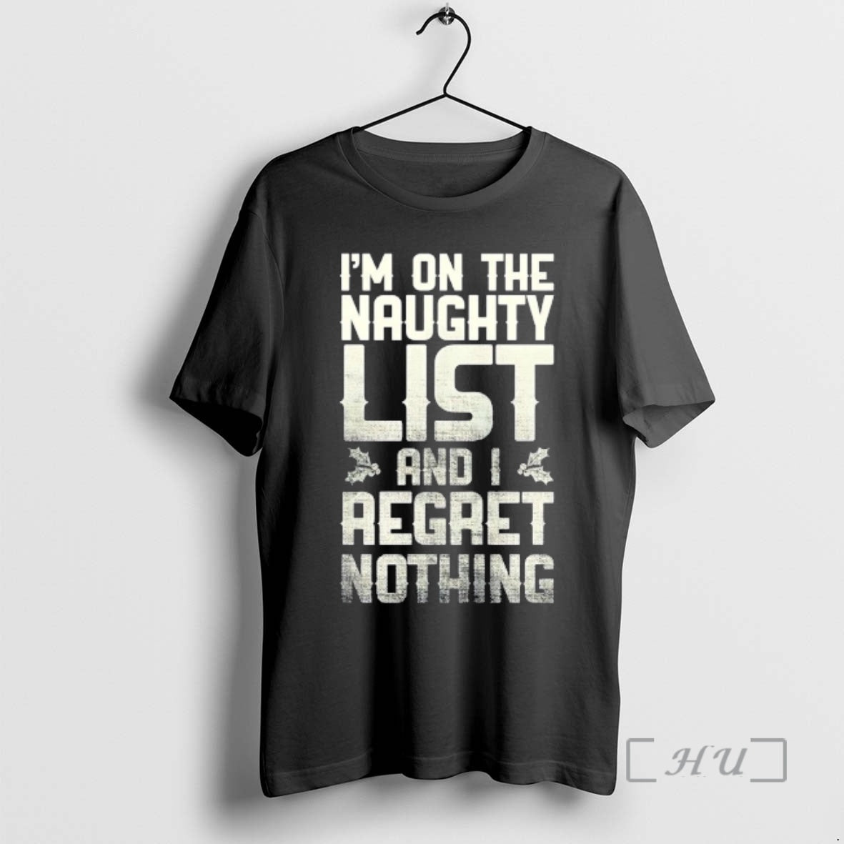 Officials Im On The Naughty List And I Regret Nothing Retro Premium T Shirts Sweater Hoodie, Sweatshirt | PopFlextees.com