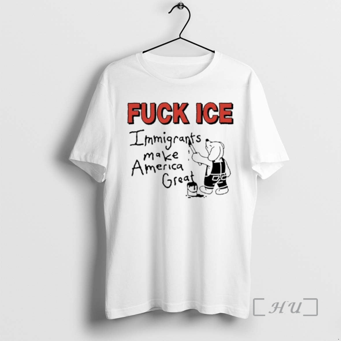 Officials Immigrants Make America Great Fuck Ice T-Shirts, Hoodie, Sweatshirt | PopFlextees.com