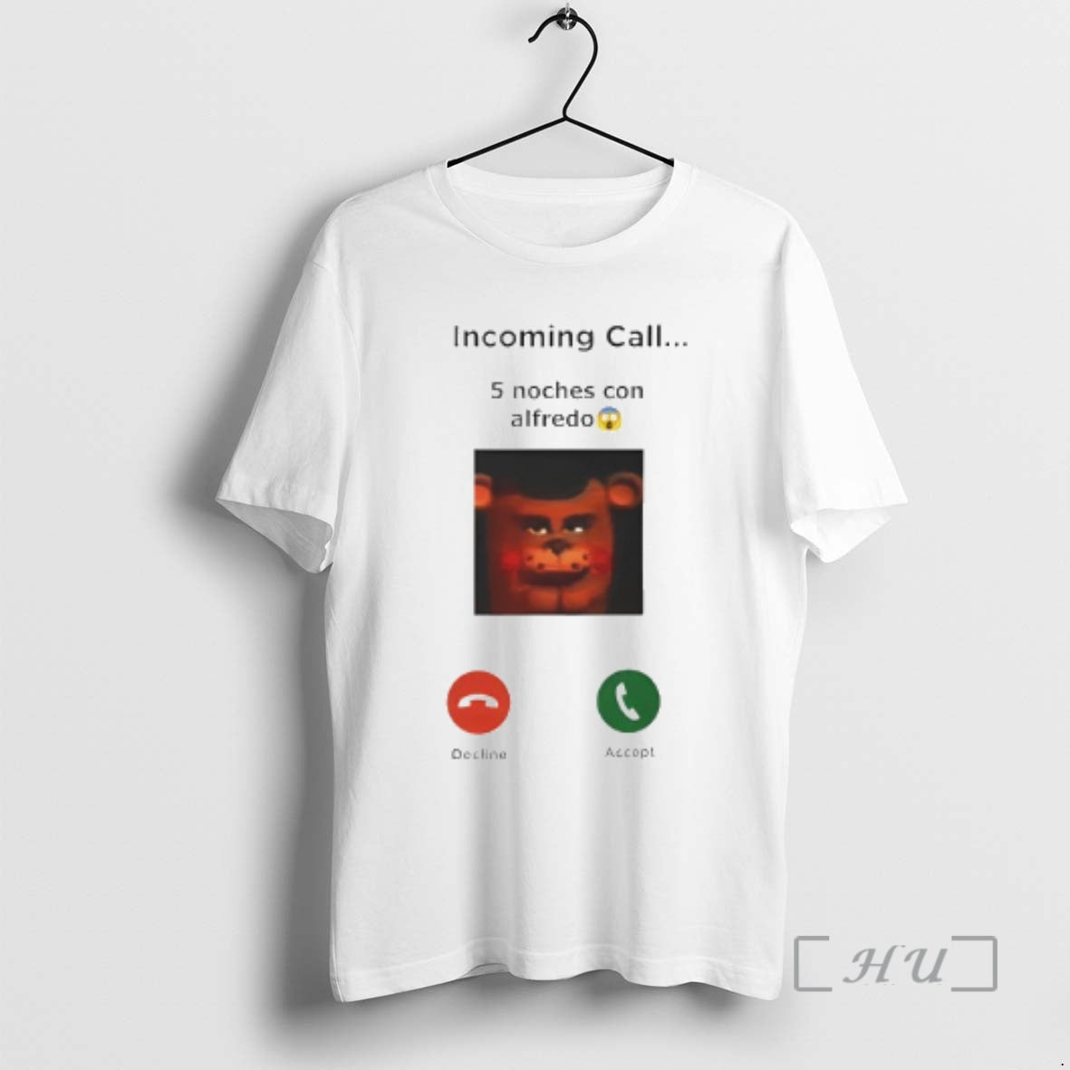 Officials Incoming Call 5 Noches Con Alfredo Decline Accept T-Shirts, Hoodie, Sweatshirt | PopFlextees.com