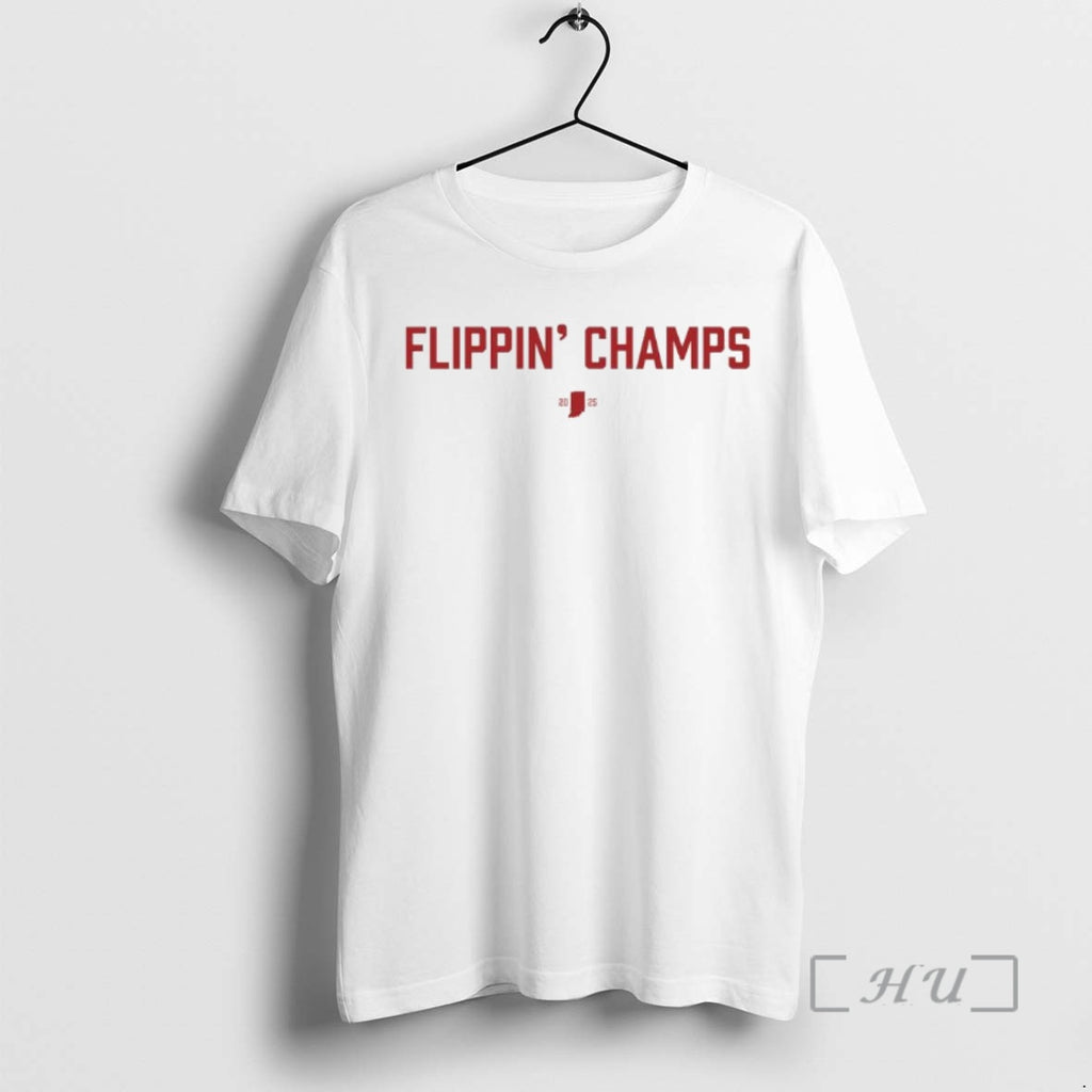 Officials Indiana Schools Flippin Champs 2025 Ornaments T-Shirts, Hoodie, Sweatshirt | PopFlextees.com