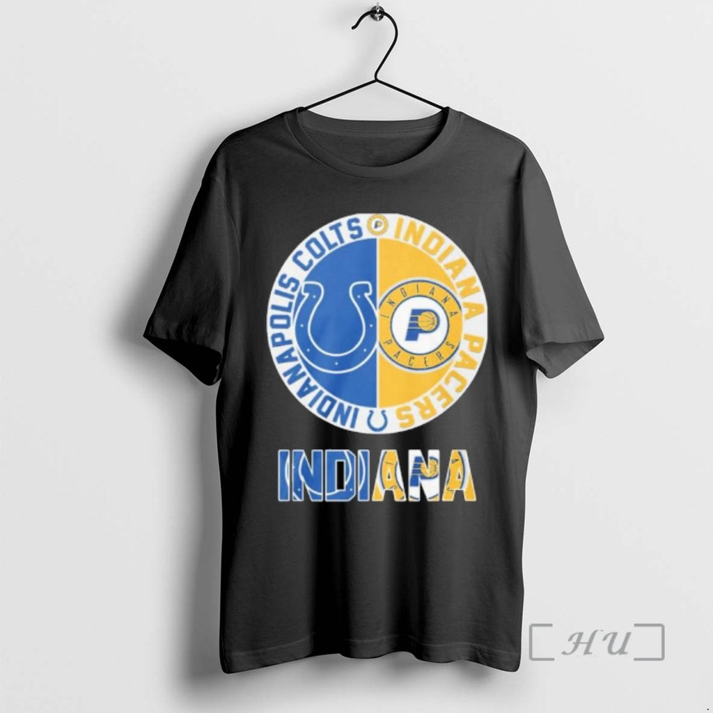 Officials Indiana Sports Teams 2025 Colts And Pacers Logo T-Shirts, Hoodie, Sweatshirt | PopFlextees.com