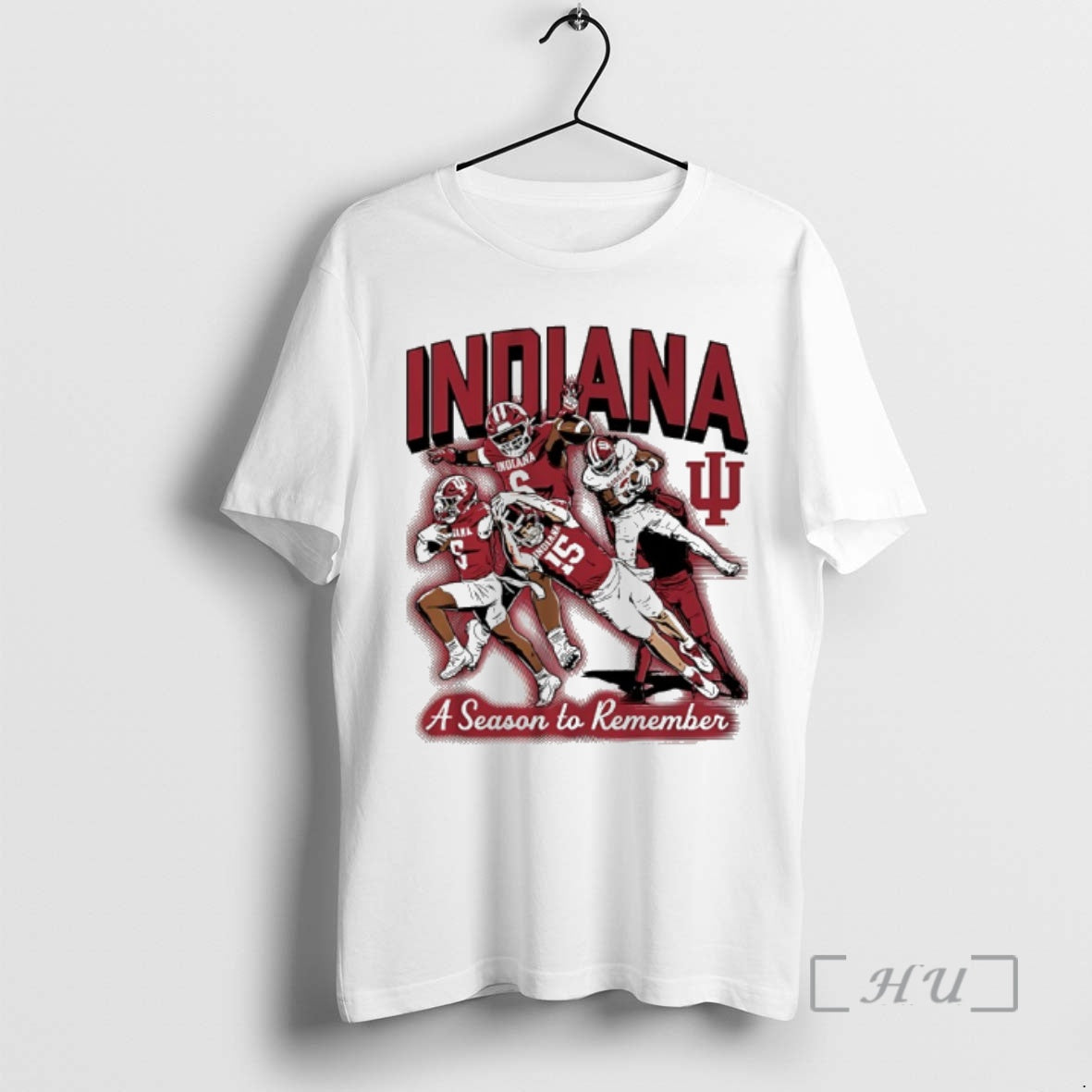 Officials Indiana A Season To Remember Hoosiers Football Player Graphic T-Shirts, Hoodie, Sweatshirt | PopFlextees.com