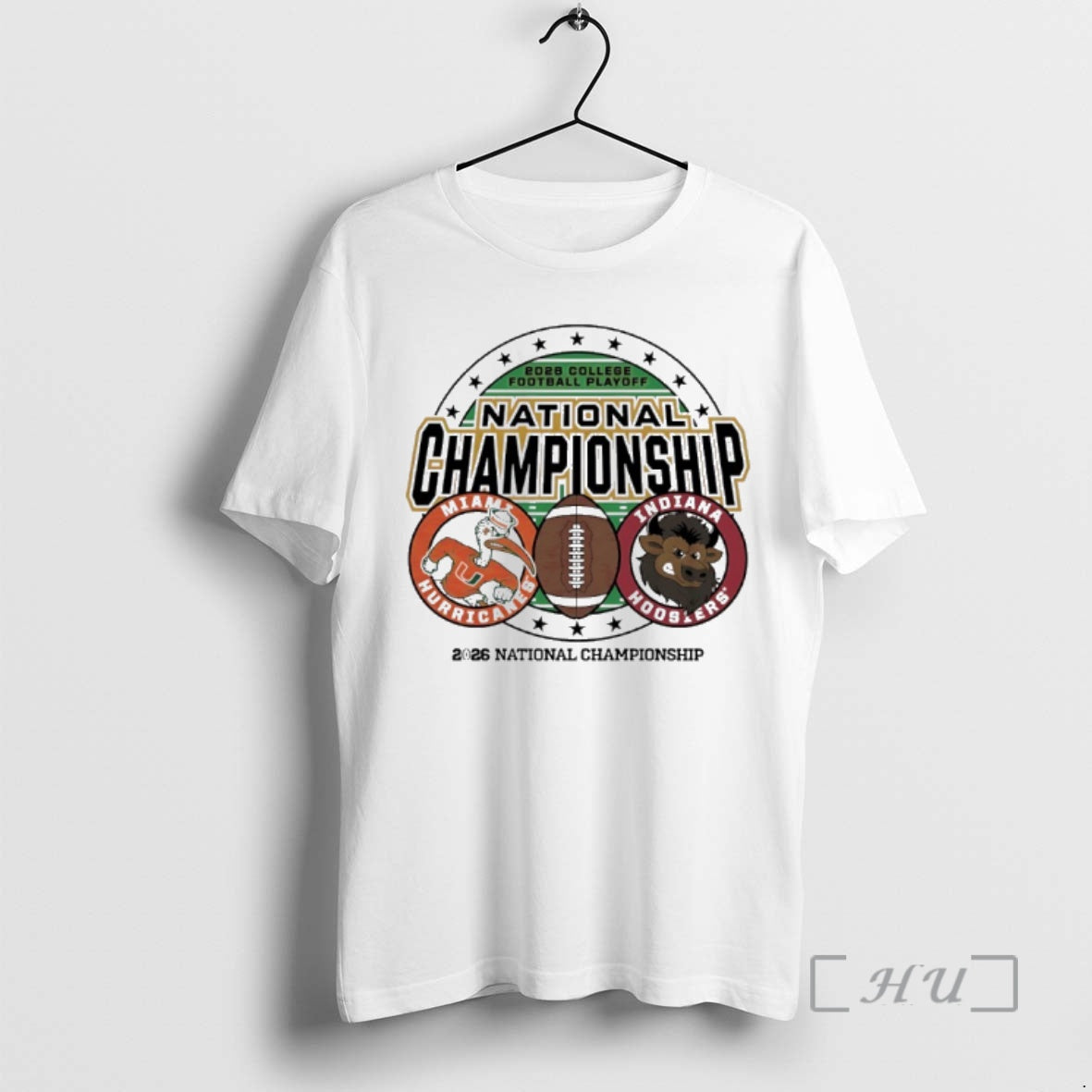 Officials Indiana Vs Miami 2026 Cfp National Championship Game Mascot T-Shirts, Hoodie, Sweatshirt | PopFlextees.com