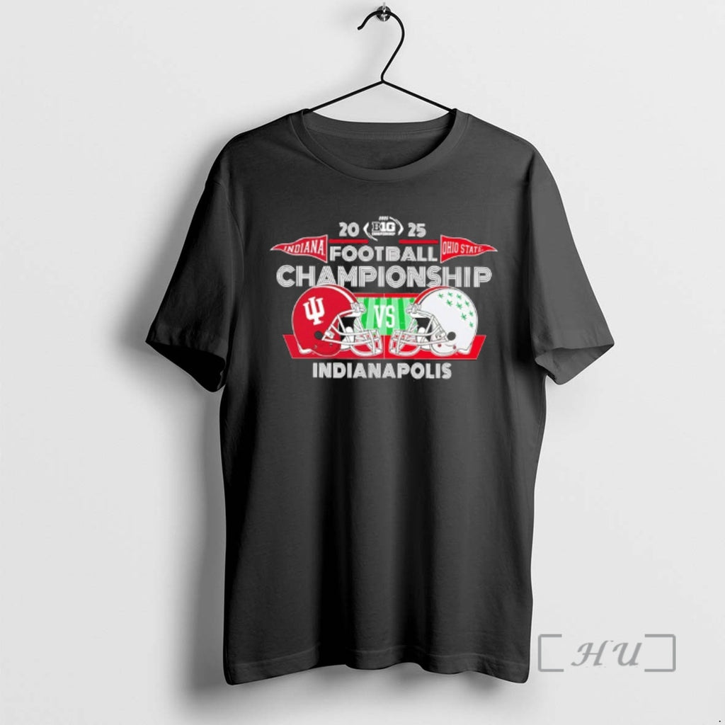 Officials Indiana Vs Ohio State Football Big Ten Championship 2025 Head To Head Premium T-Shirts, Hoodie, Sweatshirt