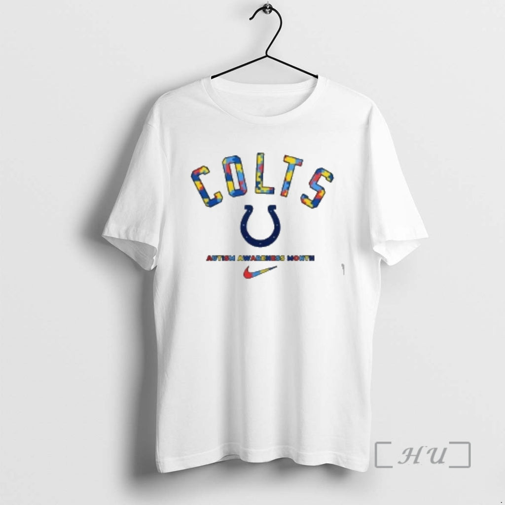 Officials Indianapolis Colts Autism Awareness Month They Not Like Us 2 Sided Premium T Shirts Hoodie, Sweatshirt