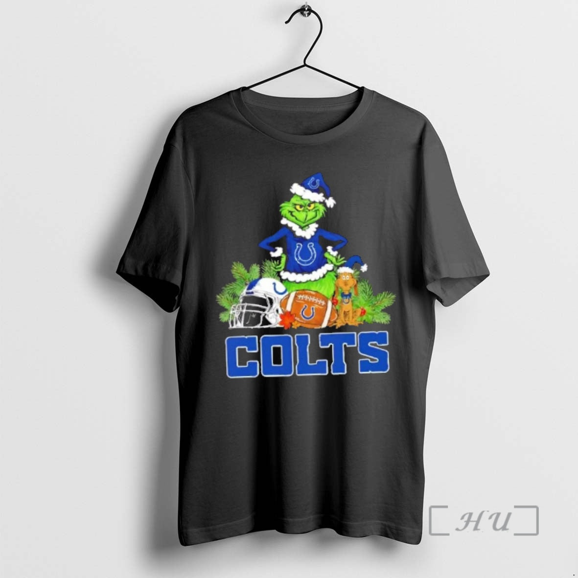 Officials Indianapolis Colts Football X Grinch Merry Christmas Graphic T-Shirts, Hoodie, Sweatshirt | PopFlextees.com