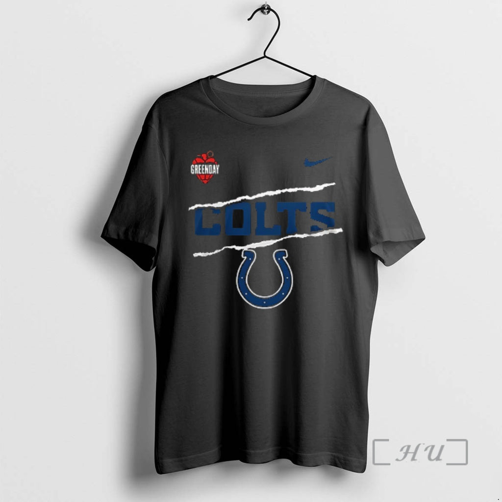 Officials Indianapolis Colts X Green Day Graphic T-Shirts, Hoodie, Sweatshirt | PopFlextees.com