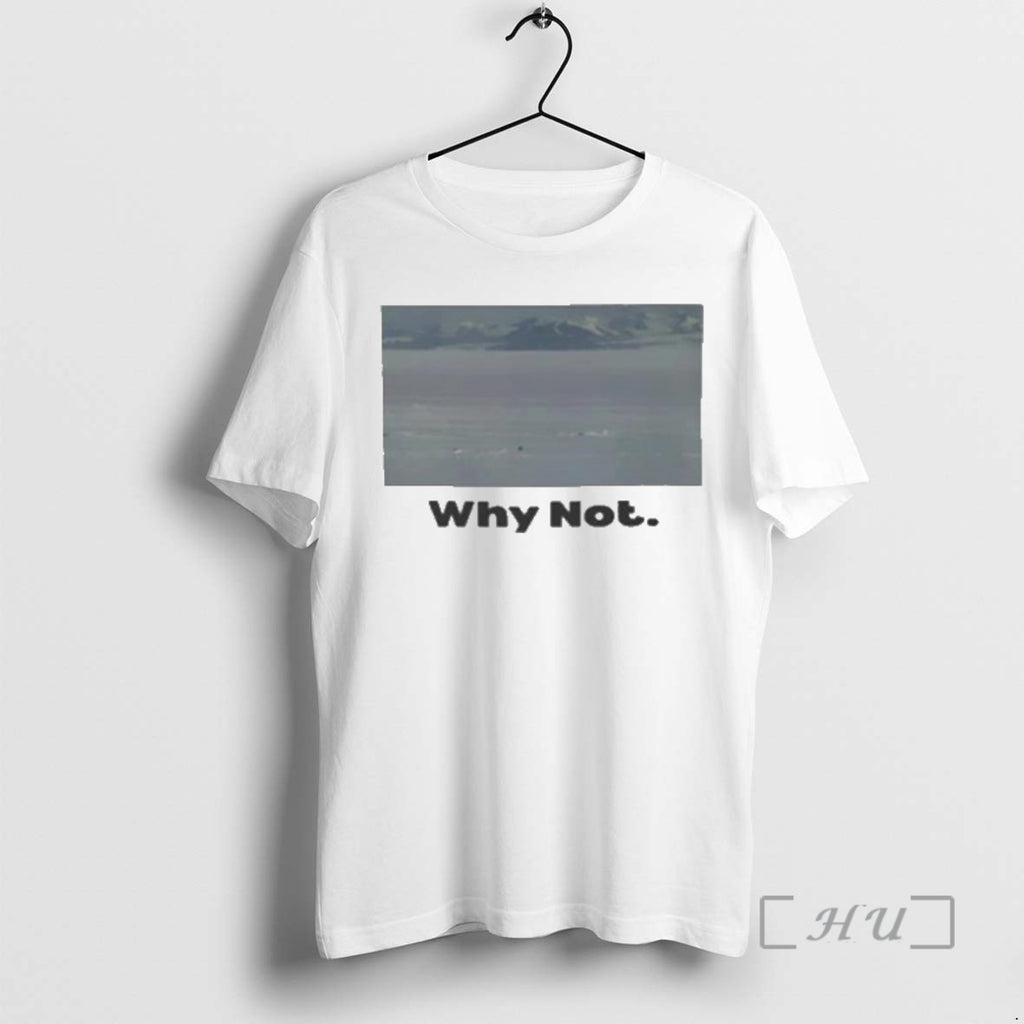 Officials Inspirational Penguin Why Not Photo T-Shirts, Hoodie, Sweatshirt | PopFlextees.com