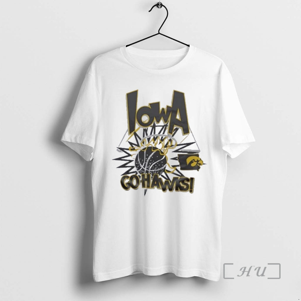 Officials Iowa Hawkeyes Basketball Slam Go Hawks T-Shirts, Hoodie, Sweatshirt | PopFlextees.com