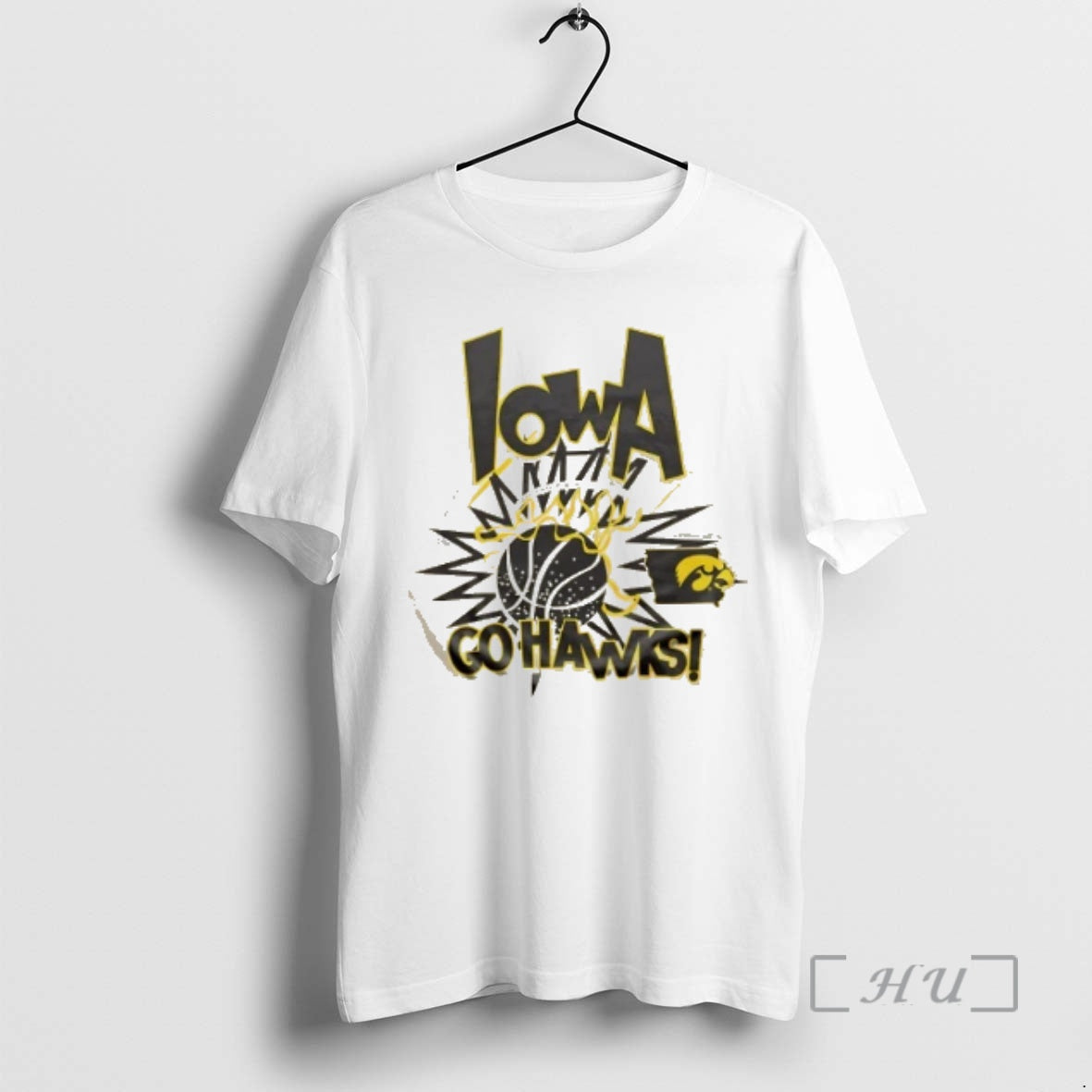 Officials Iowa Hawkeyes Go Hawks Slam T-Shirts, Hoodie, Sweatshirt | PopFlextees.com