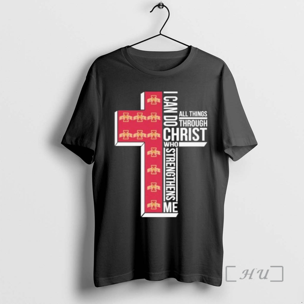 Officials Iowa State Basketball I Can Do All Things Through Christ Who Strengthens Me Premium T-Shirts, Hoodie, Sweatshirt
