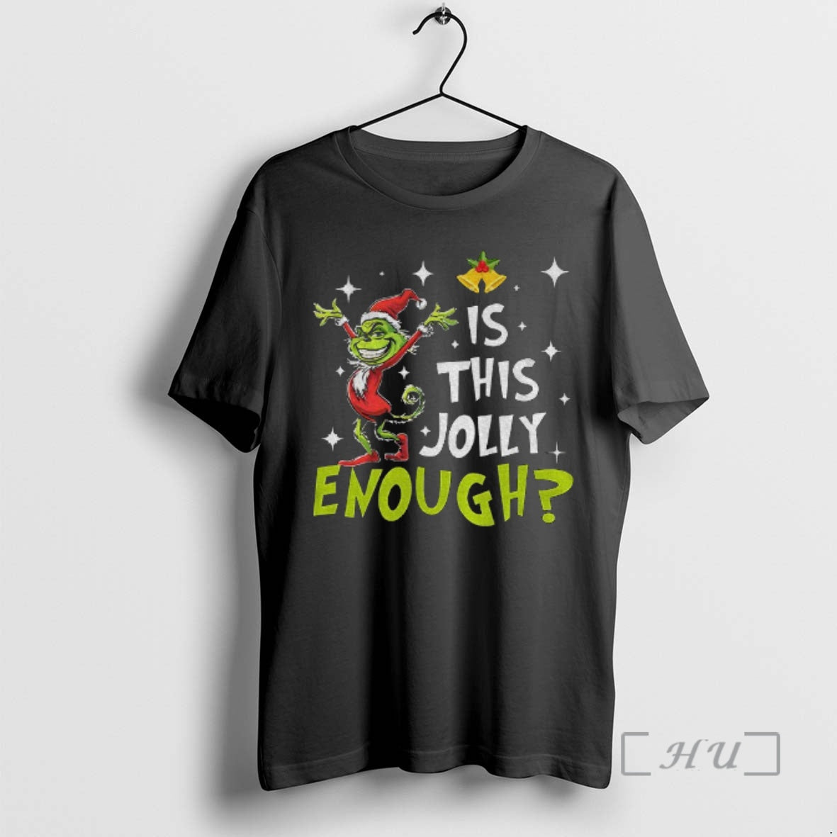Officials Is This Jolly Enough Funny Grinch Christmas T-Shirts, Hoodie, Sweatshirt | PopFlextees.com