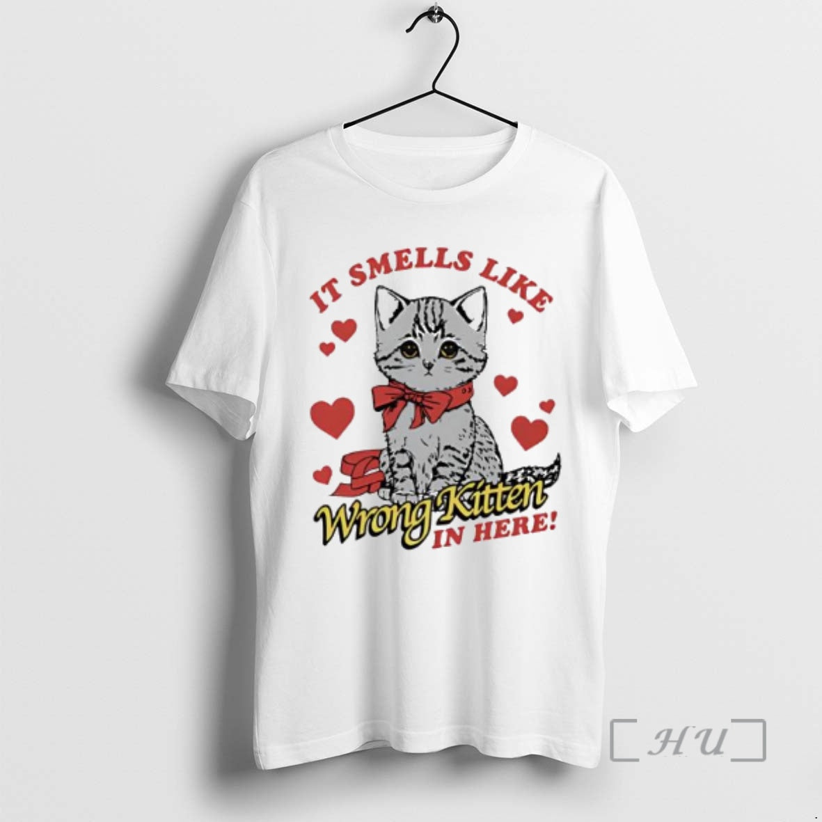 Officials It Smells Like Wrong Kitten In Here Cat T-Shirts, Hoodie, Sweatshirt | PopFlextees.com