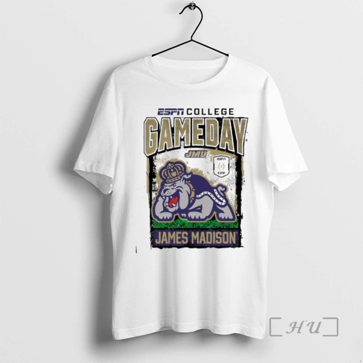 Officials Jmu Dukes Cfp Gameday 1st Round Mascot James Madison T-Shirts, Hoodie, Sweatshirt | PopFlextees.com