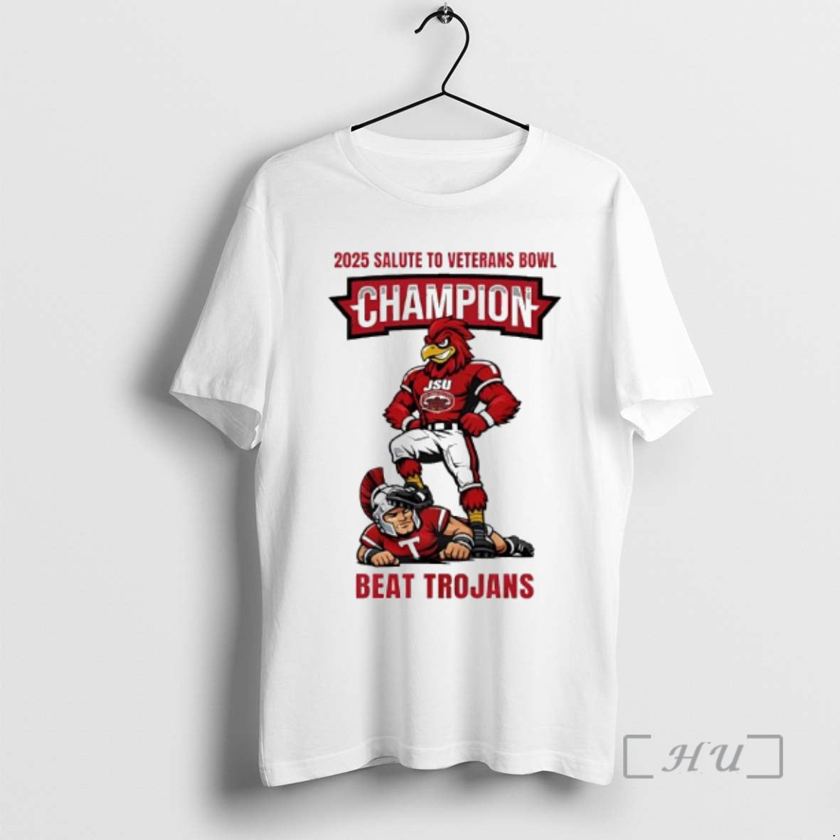 Officials Jsu Beat Trojans 2025 Salute To Veterans Bowl Champion T-Shirts, Hoodie, Sweatshirt | PopFlextees.com