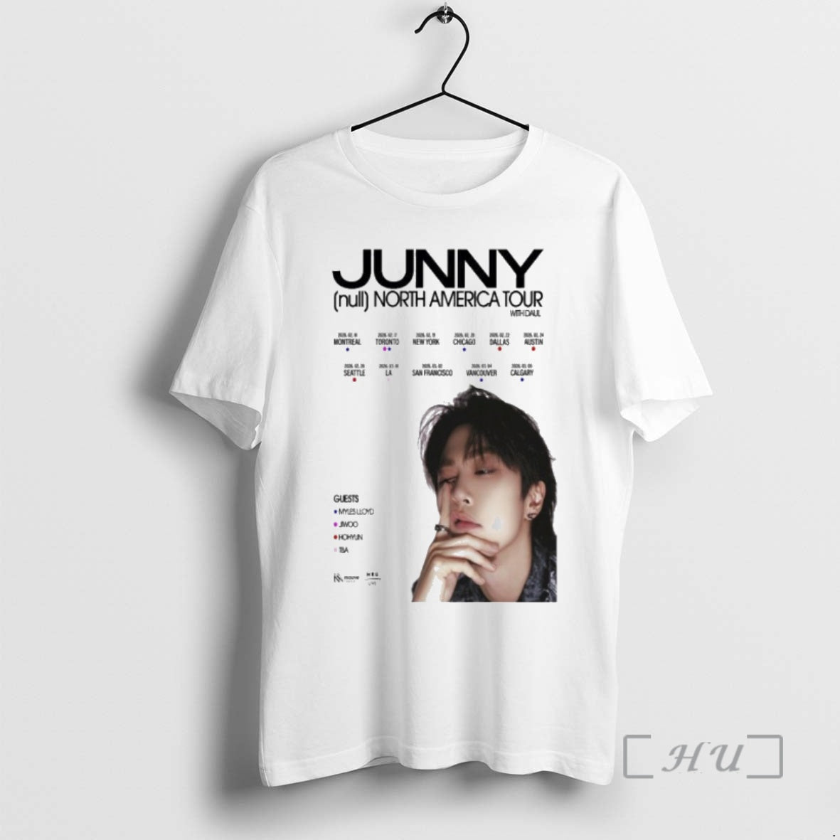 Officials Junny North America Tour 2026 T-Shirts, Hoodie, Sweatshirt | PopFlextees.com