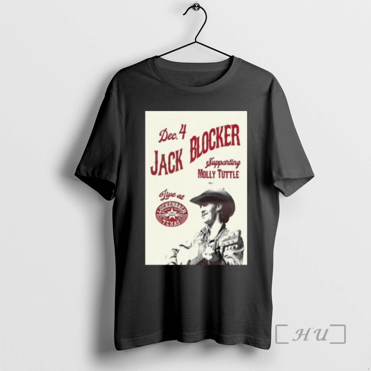 Officials Jack Blocker Luckenbach Texas December 4 2025 Concert Circle Black Premium T Shirts Sweater Hoodie, Sweatshirt