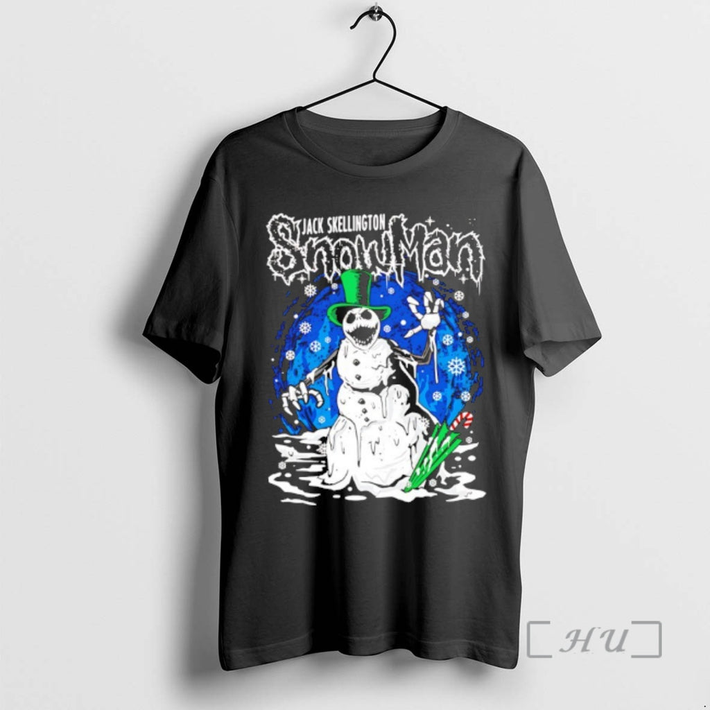 Officials Jack Skellington Snowman Horror Christmas T-Shirts, Hoodie, Sweatshirt | PopFlextees.com