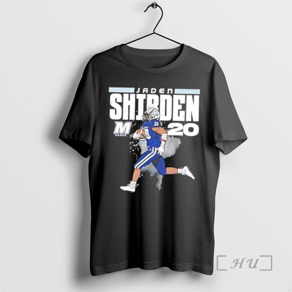 Officials Jaden Shirden Monmouth Football Ncaa Caricature T-Shirts, Hoodie, Sweatshirt | PopFlextees.com