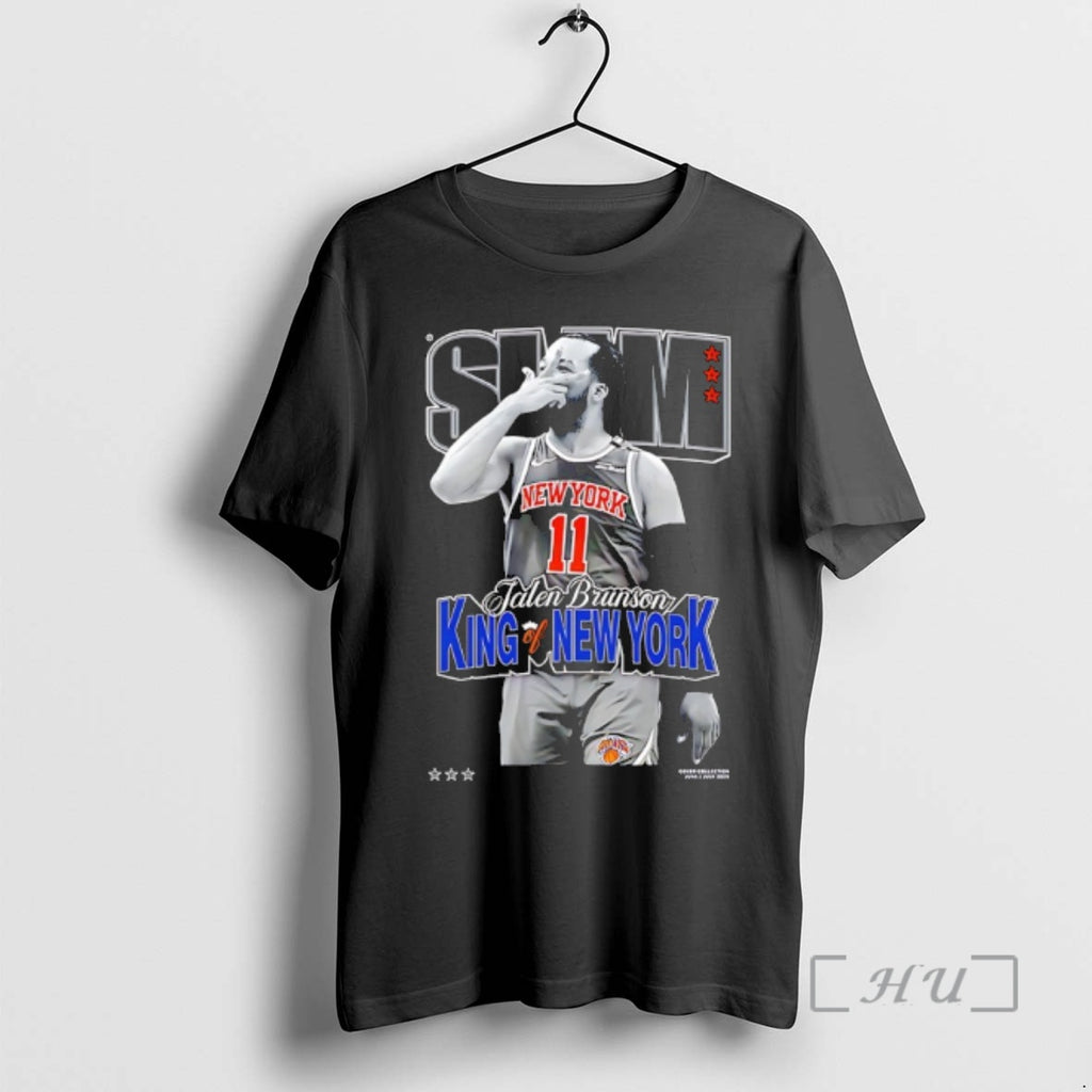 Officials Jalen Brunson King Of New York Slam T-Shirts, Hoodie, Sweatshirt | PopFlextees.com