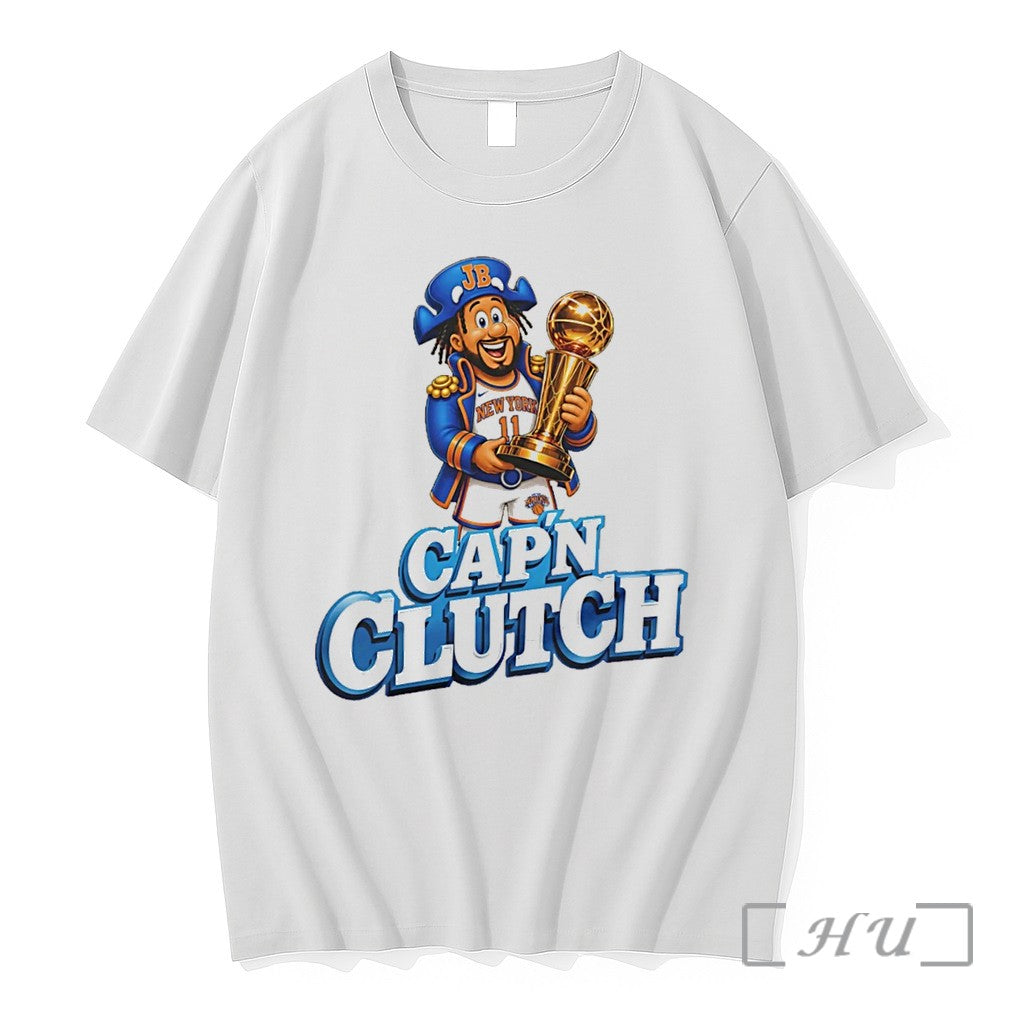 Officials Jalen Brunson New York Knicks Mvp Capn Clutch Cartoon Tee Premium T Shirts Sweater