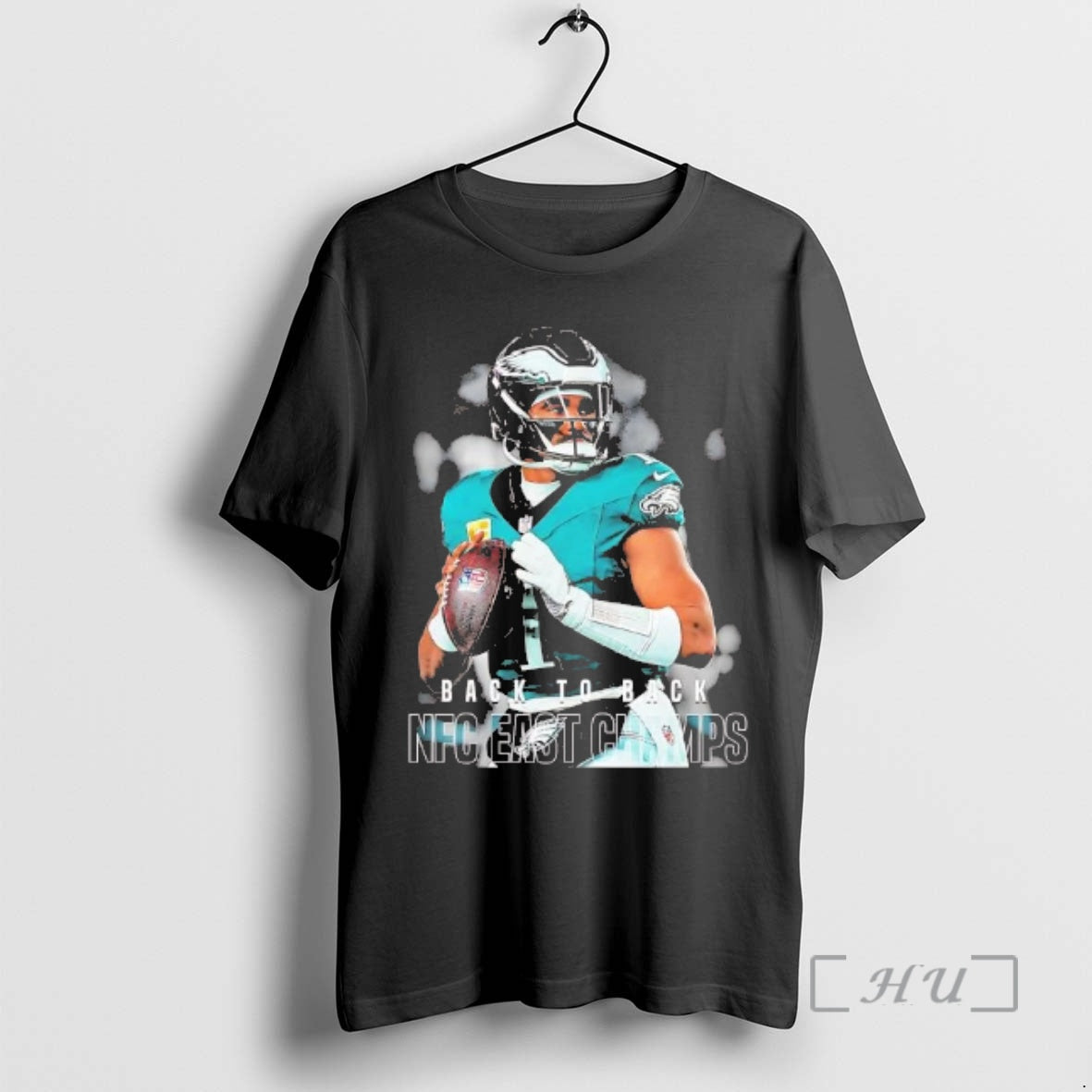Officials Jalen Hurts 2025 Back To Back Nfc East Champs T-Shirts, Hoodie, Sweatshirt | PopFlextees.com