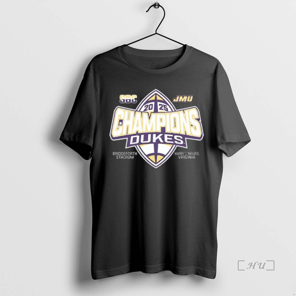 Officials James Madison Dukes 2025 Sun Belt Football Champions Bridgeforth Stadium Harrisonburg Virginia Premium...