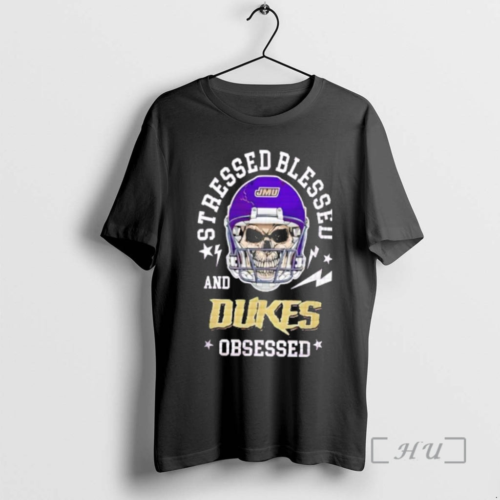 Officials James Madison Dukes Ncaa Obsessed Helmet Skull T-Shirts, Hoodie, Sweatshirt | PopFlextees.com