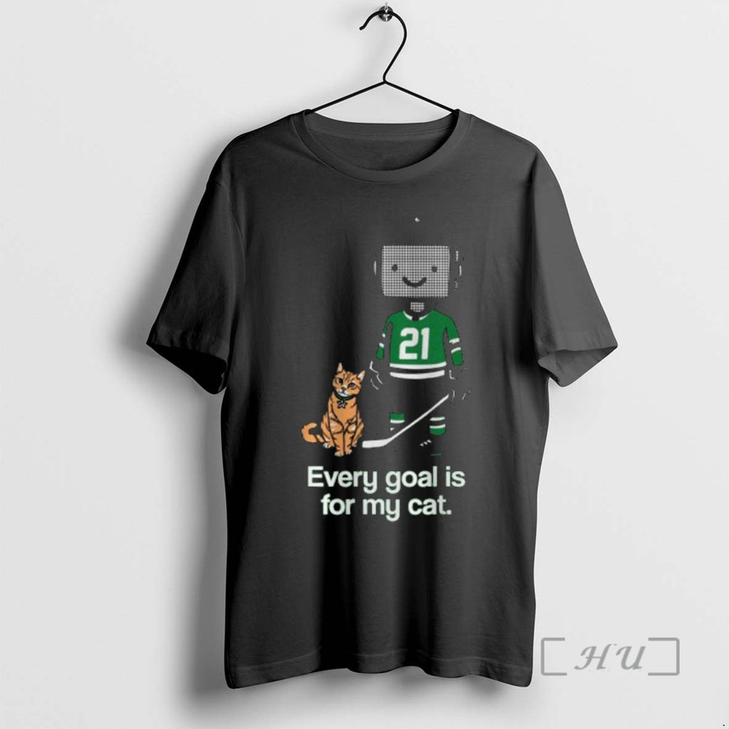 Officials Jason Robertson Every Goal Is For My Cat T-Shirts, Hoodie, Sweatshirt | PopFlextees.com