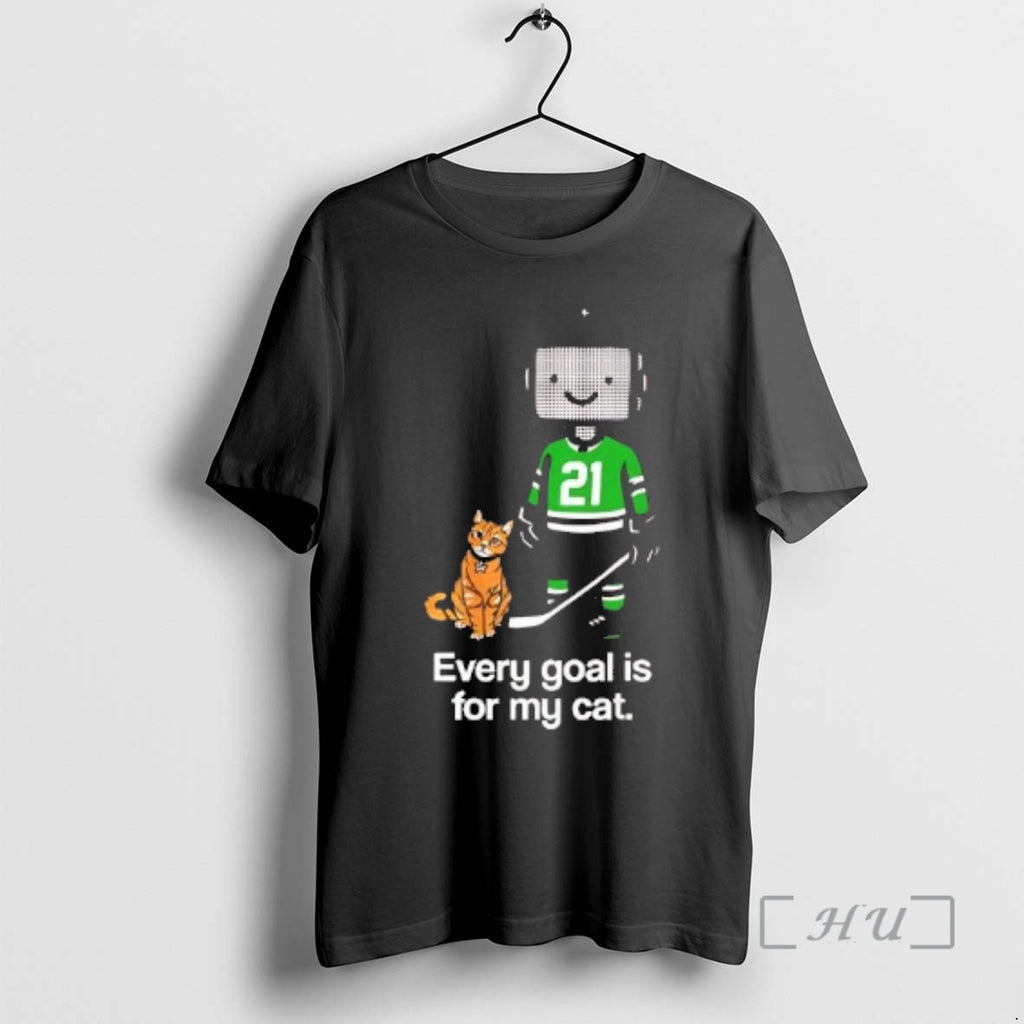 Officials Jason Robertson Every Goal For My Cat Dallas Stars T-Shirts, Hoodie, Sweatshirt | PopFlextees.com