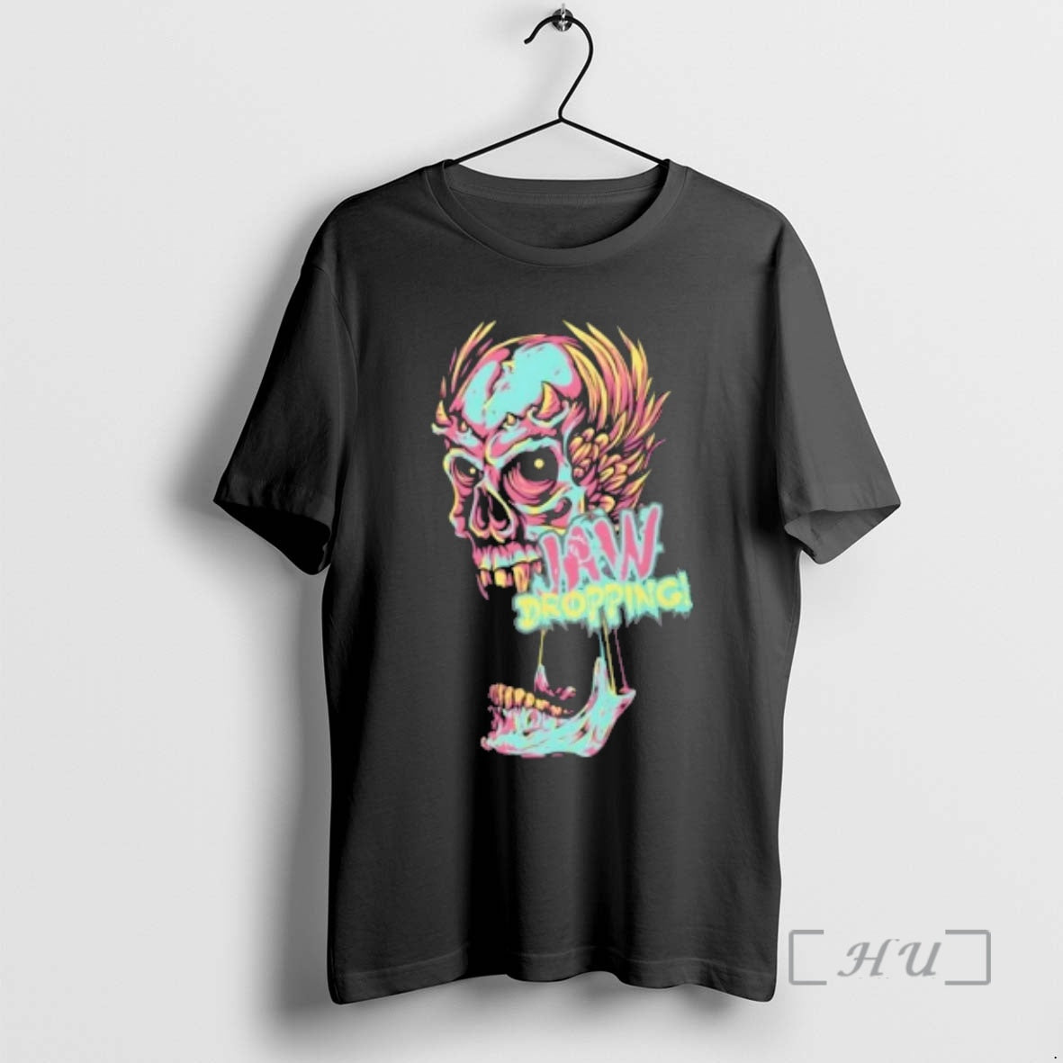 Officials Jaw Dropping Skull Neon Graphic T-Shirts, Hoodie, Sweatshirt | PopFlextees.com
