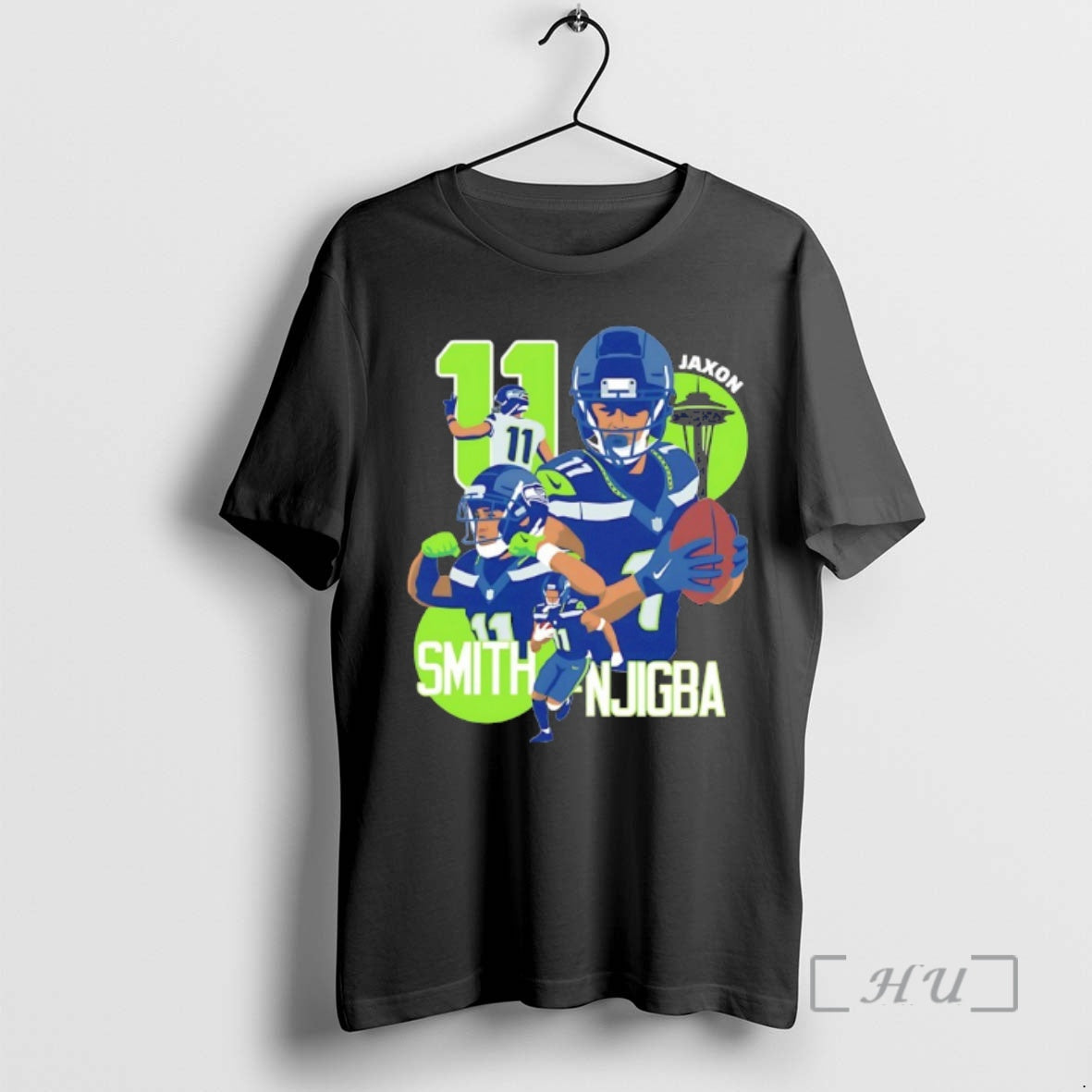 Officials Jaxon Smith Njigba Seahawks Football Number 11 Cartoon T-Shirts, Hoodie, Sweatshirt | PopFlextees.com