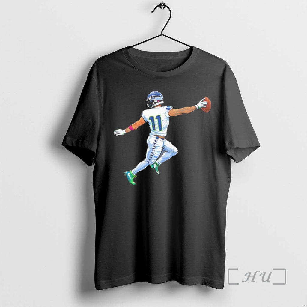 Officials Jaxon Smith Njigba Seahawks Touchdown Celebration Premium T Shirts Sweater Hoodie 2 Sweatshirt | PopFlextees.com