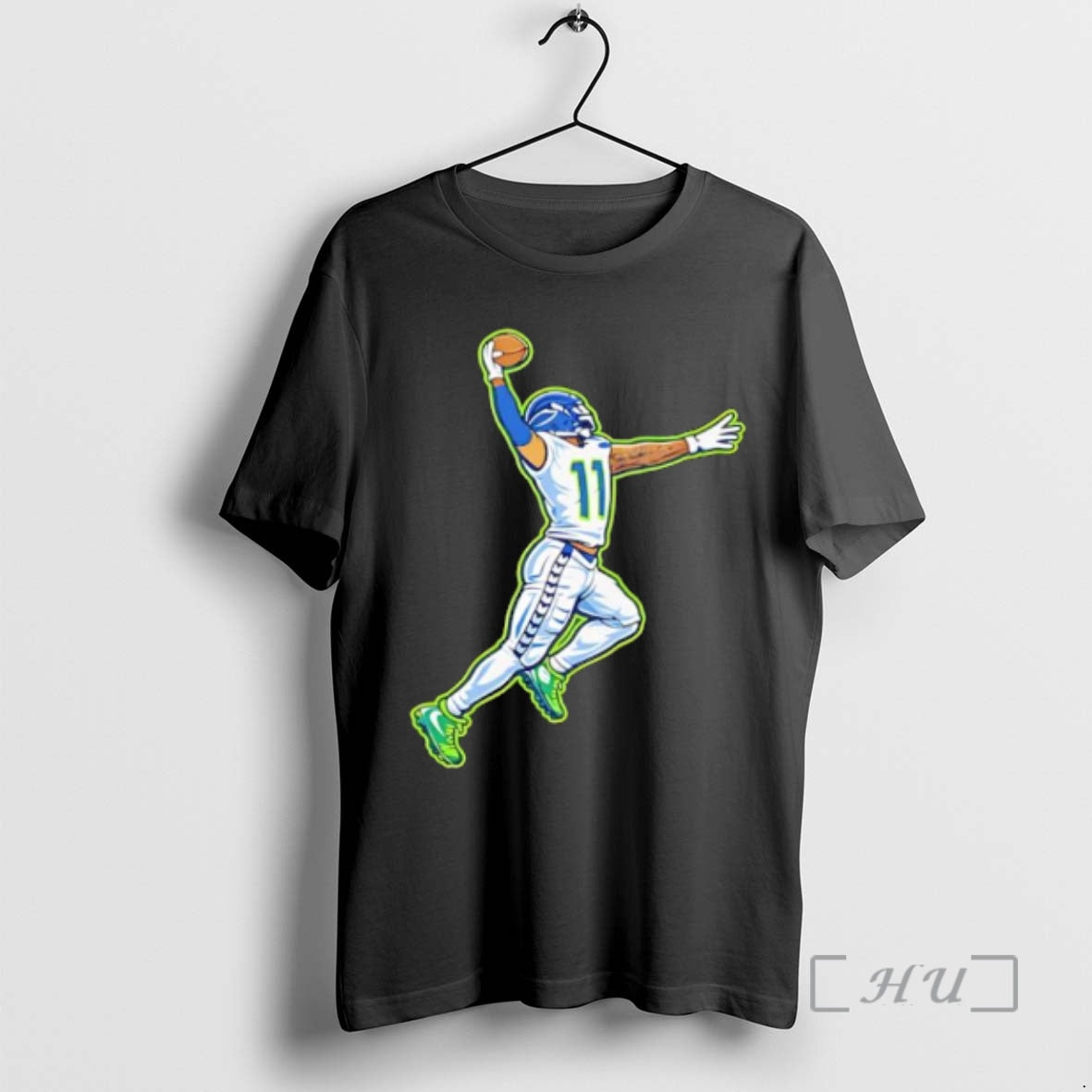 Officials Jaxon Smith Njigba Seahawks Slam Dunk Touchdown Celebration T-Shirts, Hoodie, Sweatshirt | PopFlextees.com