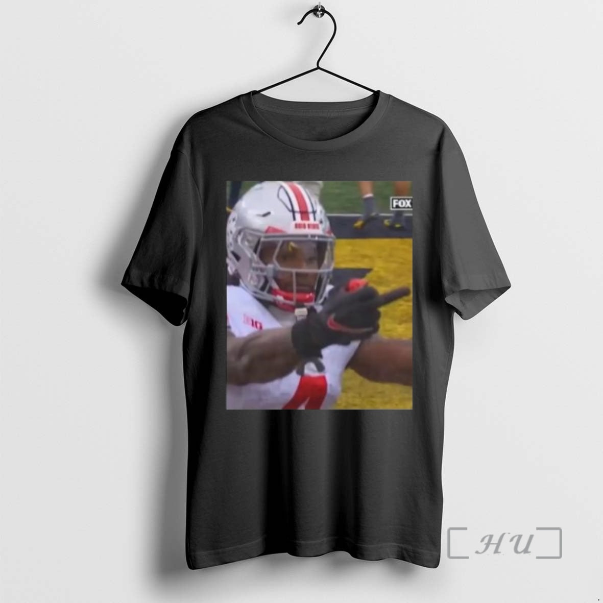 Officials Jeremiah Smith Middle Finger Circle Black T-Shirts, Hoodie, Sweatshirt | PopFlextees.com