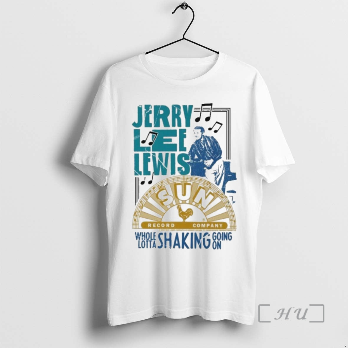 Officials Jerry Lee Lewis Shaking Whole Lotta Shaking Going On T-Shirts, Hoodie, Sweatshirt | PopFlextees.com