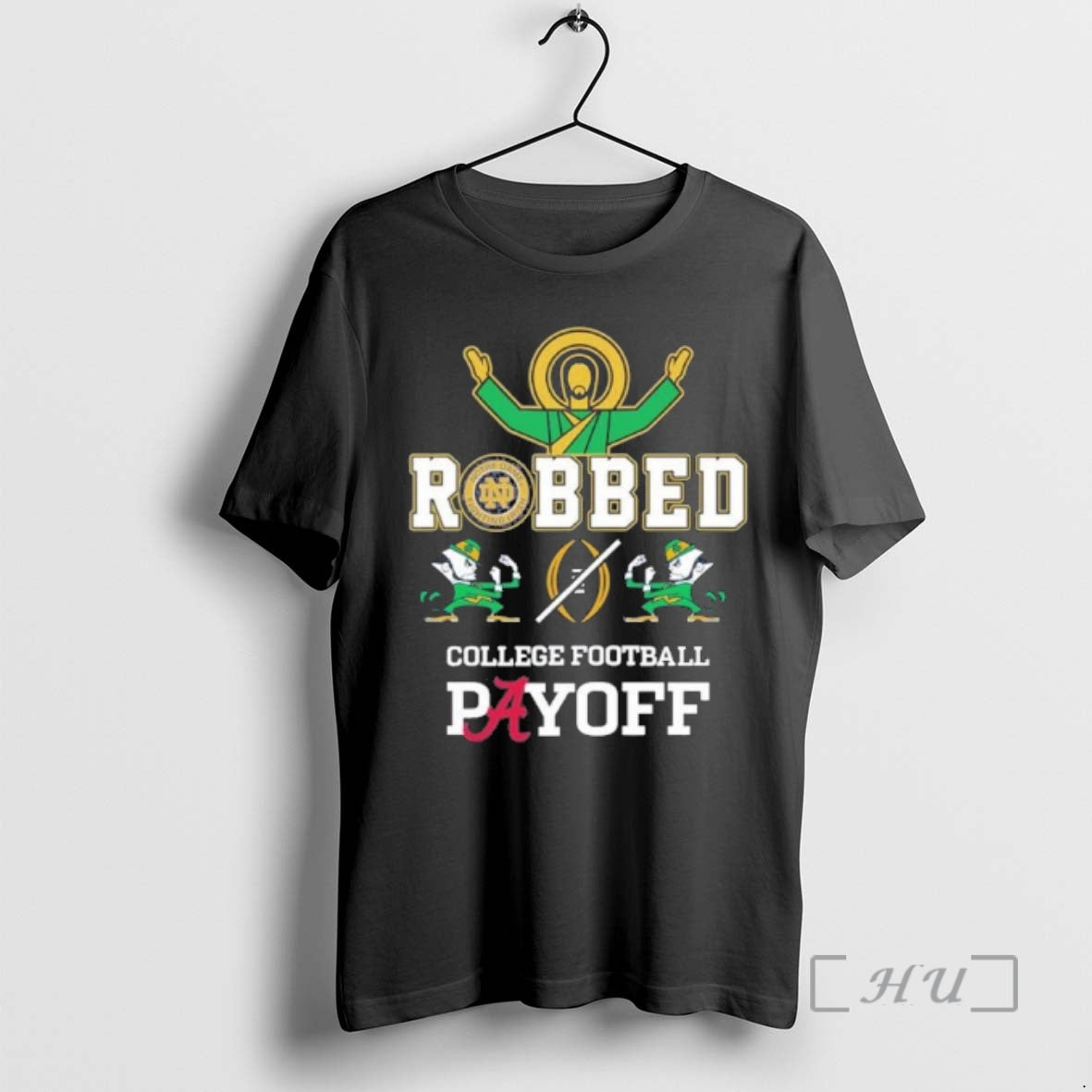 Officials Jesus Irish Robbed Playoff Cfp T-Shirts, Hoodie, Sweatshirt | PopFlextees.com