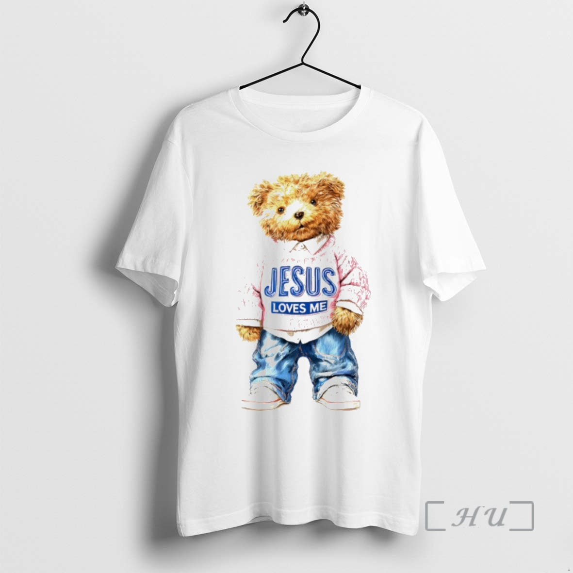 Officials Jesus Loves Me Teddy Bear Valentines Day T-Shirts, Hoodie, Sweatshirt | PopFlextees.com