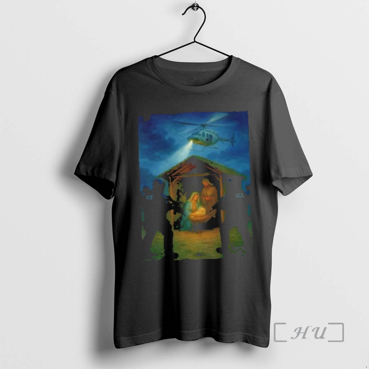 Officials Jesus Vs Ice Graphic T-Shirts, Hoodie, Sweatshirt | PopFlextees.com